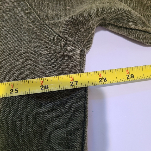 Two Star Dog Hemp Full Zip Green Jacket In Size XL - Picture 9 of 16